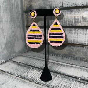 Festive Seed Bead Earrings